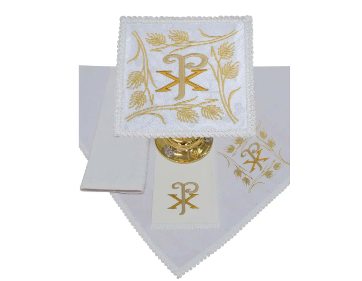 Liturgical Altar Linen Set 4-Piece Embroidered