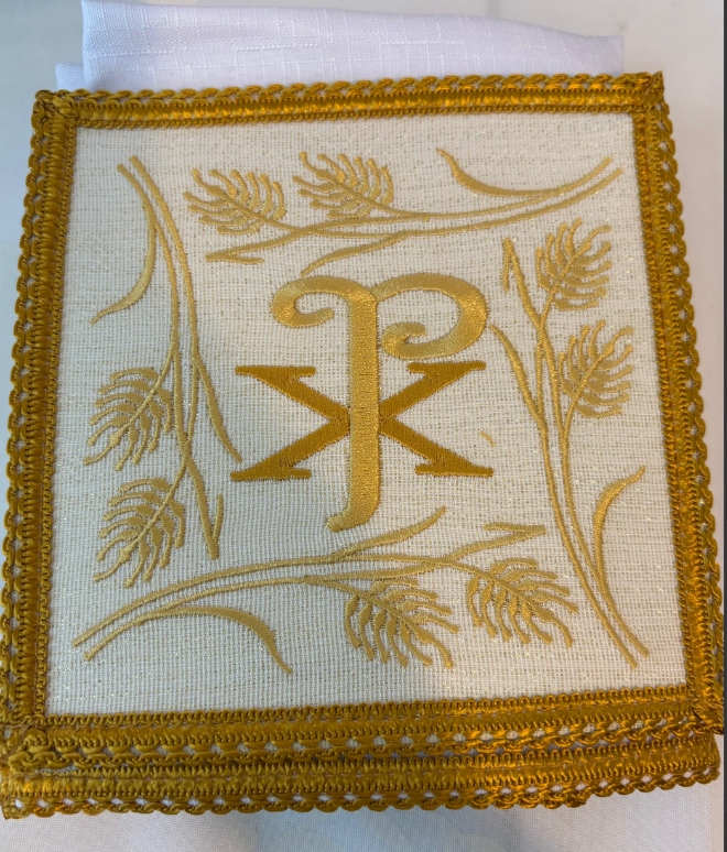 Liturgical Altar Linen Set 4-Piece Embroidered