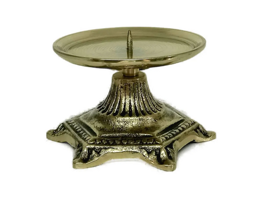 Bronze 7-Day Candlestick 2.8 Inch for 3.7 Inch Candles