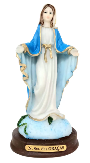 Our Lady of Grace 5.1 Inch Resin Statue