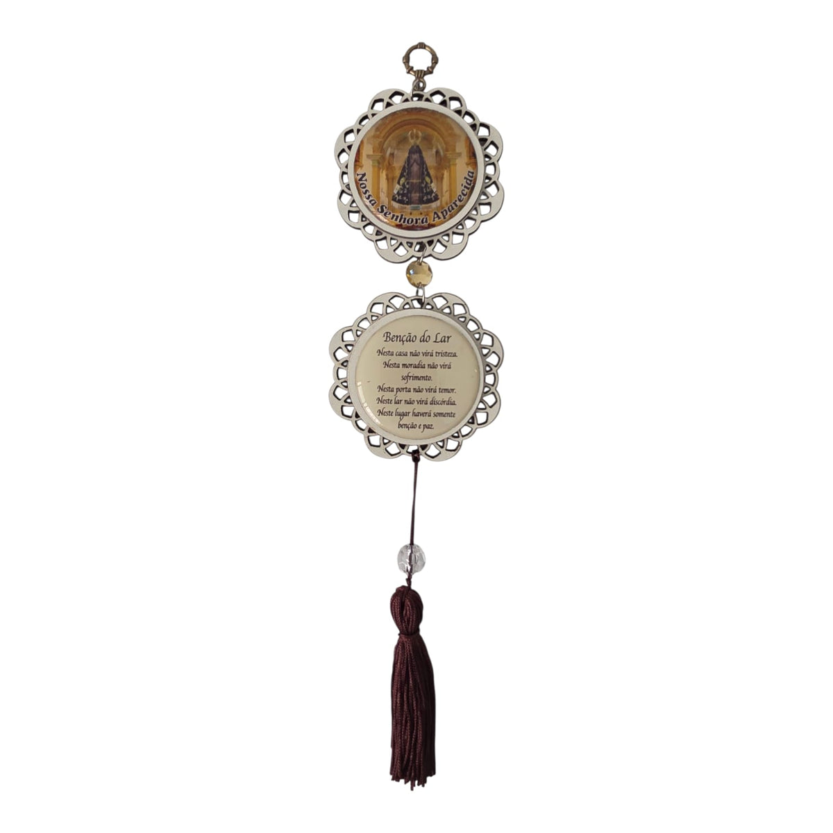Duo Door Mandala Ornament - Religious MDF Hanging Decor