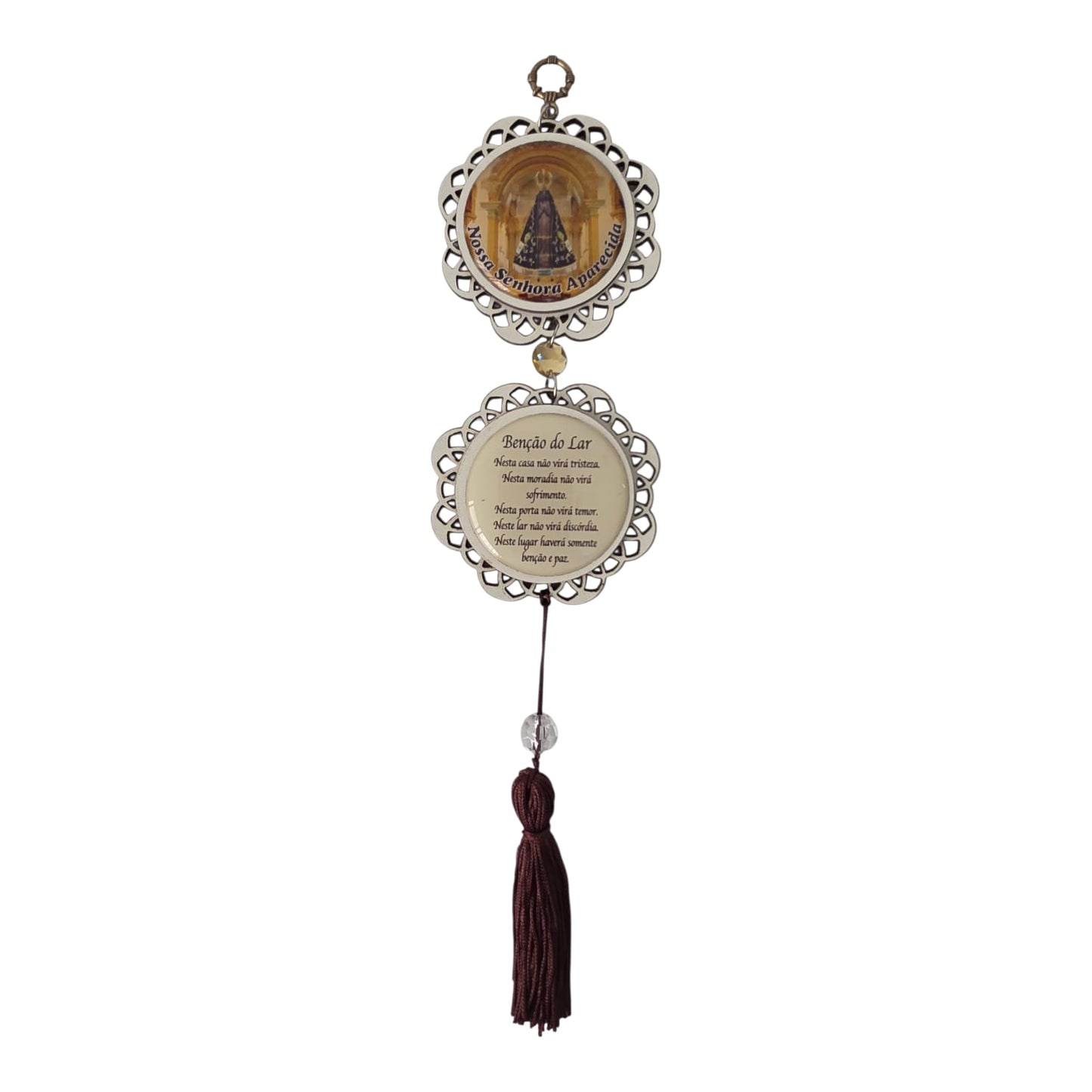 Duo Door Mandala Ornament - Religious MDF Hanging Decor