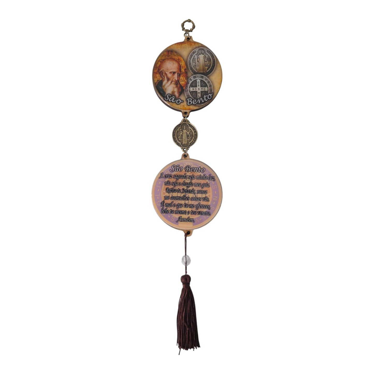 Simple MDF Religious Mandala Ornament - 14.6 Inches