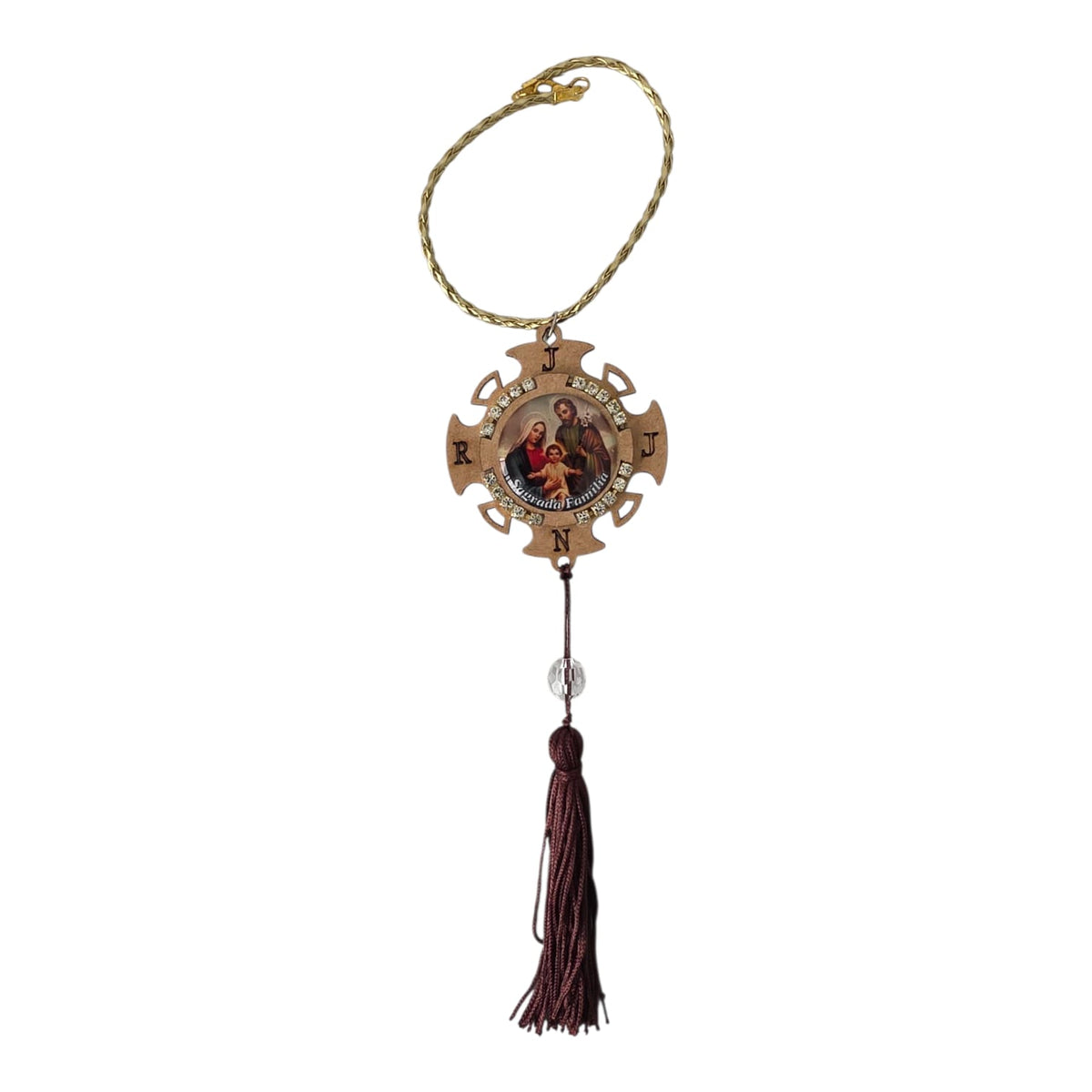 Car Ornament Holy Mandala Pendant - Religious MDF Design