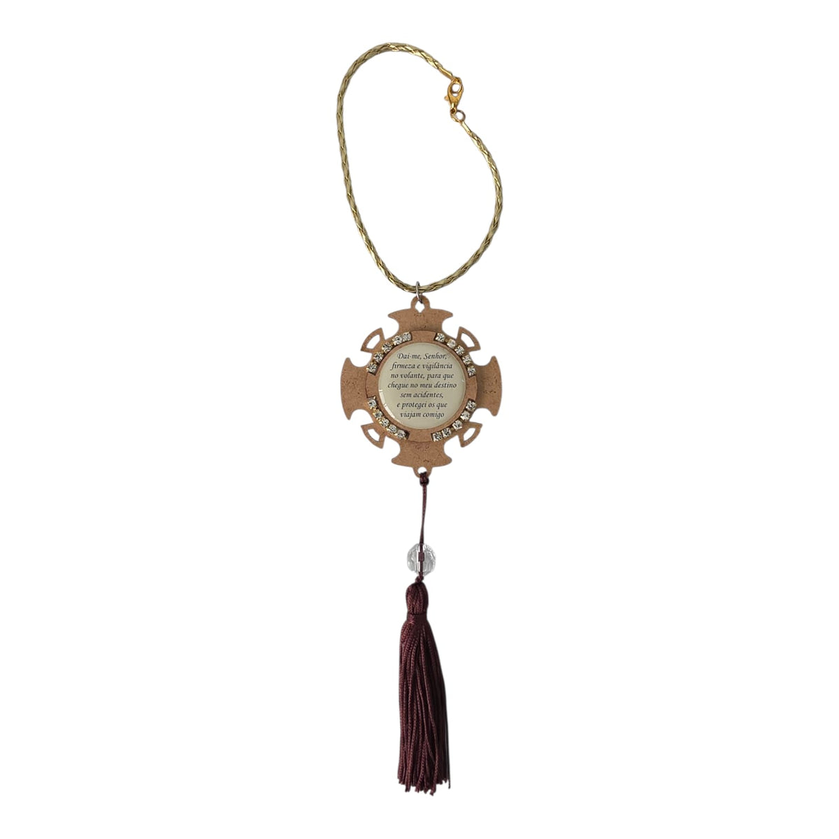 Car Ornament Holy Mandala Pendant - Religious MDF Design