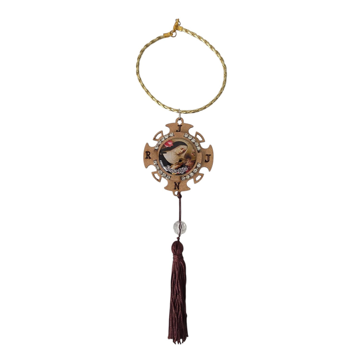 Car Ornament Holy Mandala Pendant - Religious MDF Design