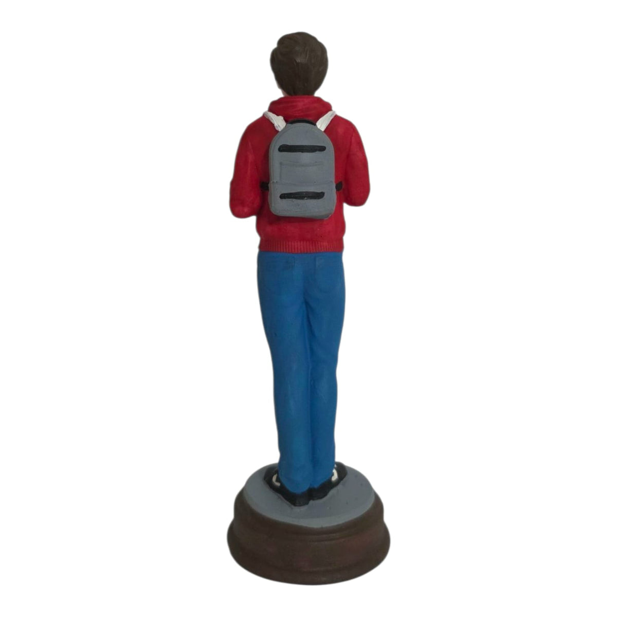 Saint Carlo Acutis Hand-Painted Resin Statue - Patron of the Internet & Eucharist