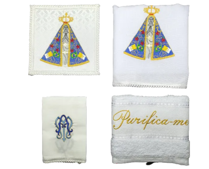 Our Lady of Aparecida 4-Piece Liturgical Altar Set