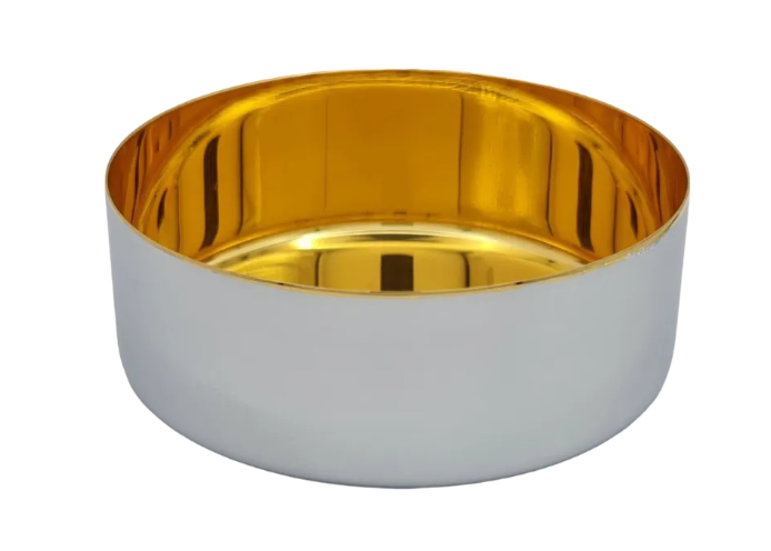 Gold-Interior Chrome-Exterior 2.4 Inch Host Teca