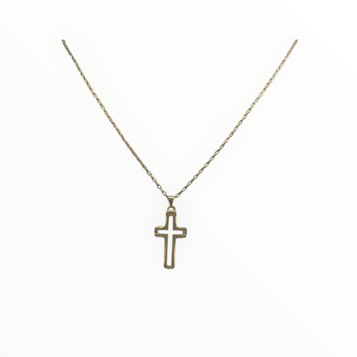 Gold-Plated Brass Cross Pendants – Elegant Faith Jewelry