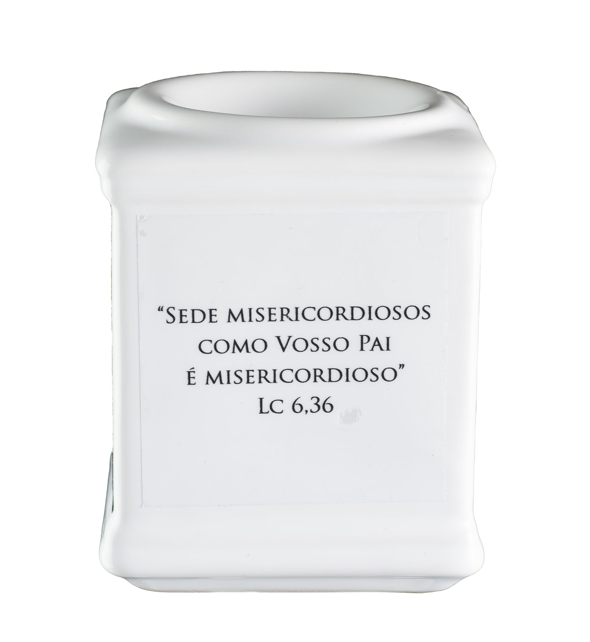 Misericordiae — ceramic burner, alternate side view