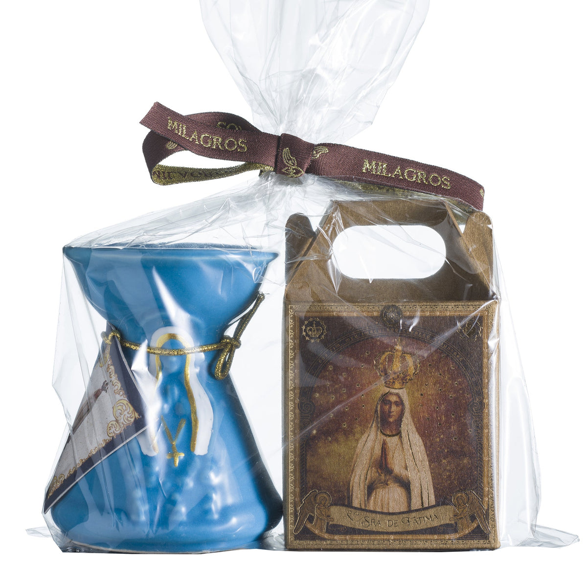 Our Lady of Fatima — ceramic incense burner