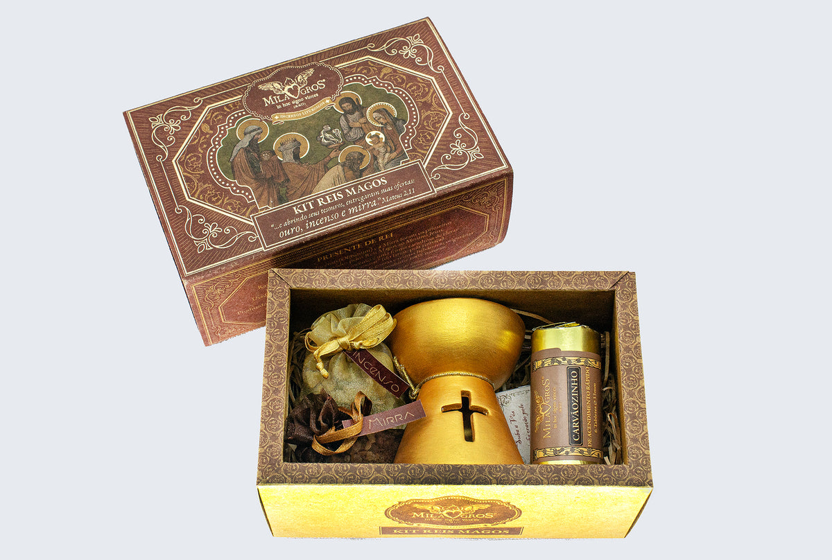 Three Wise Men Biblical Incense Kit — kit components detail (view 06)