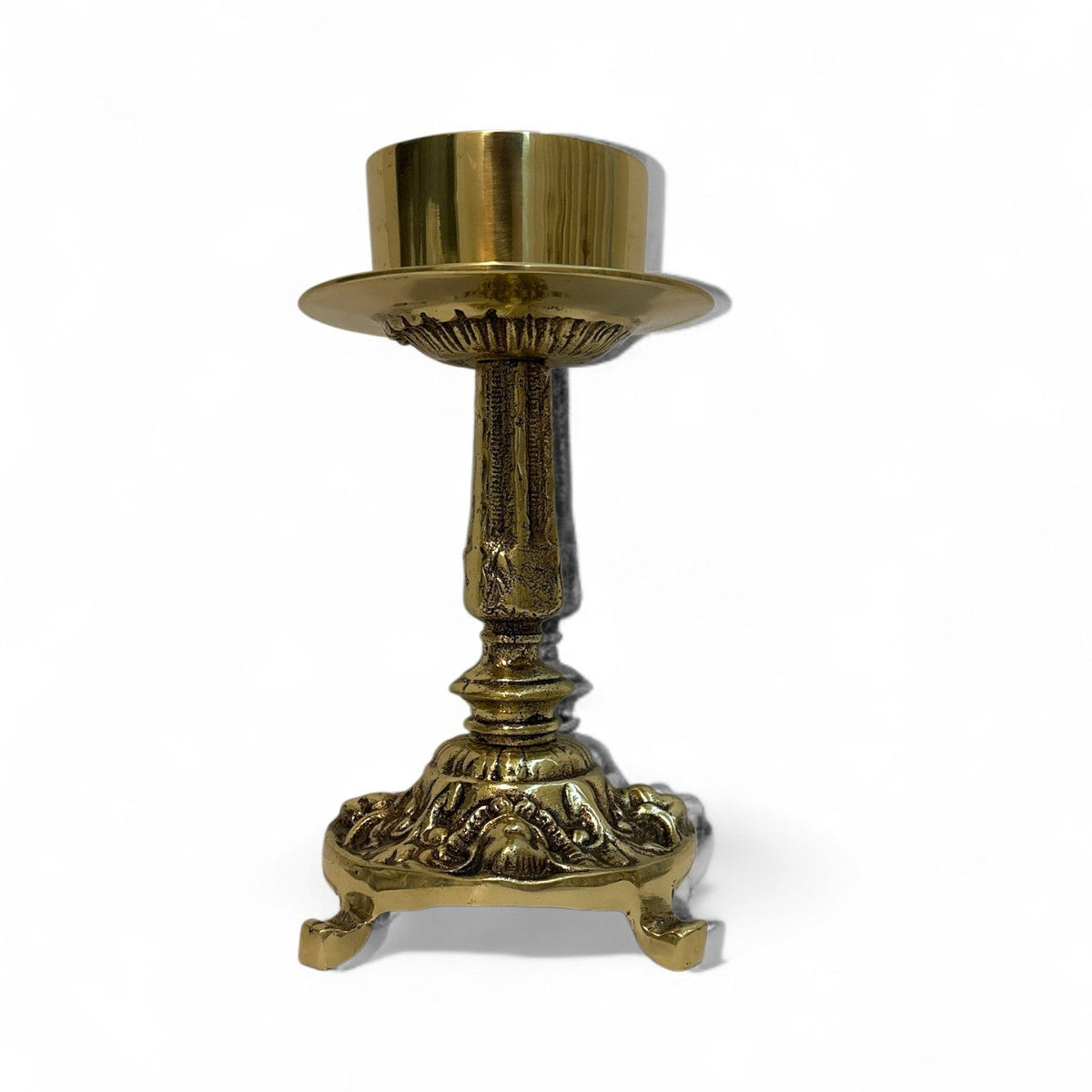 Bronze Candlestick 8.7 Inch for 3 Inch Candles