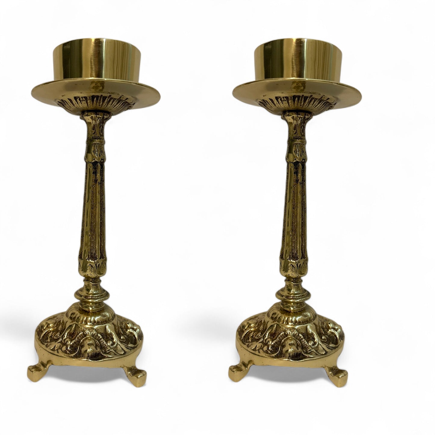 Bronze Candlestick 8.7 Inch for 3 Inch Candles