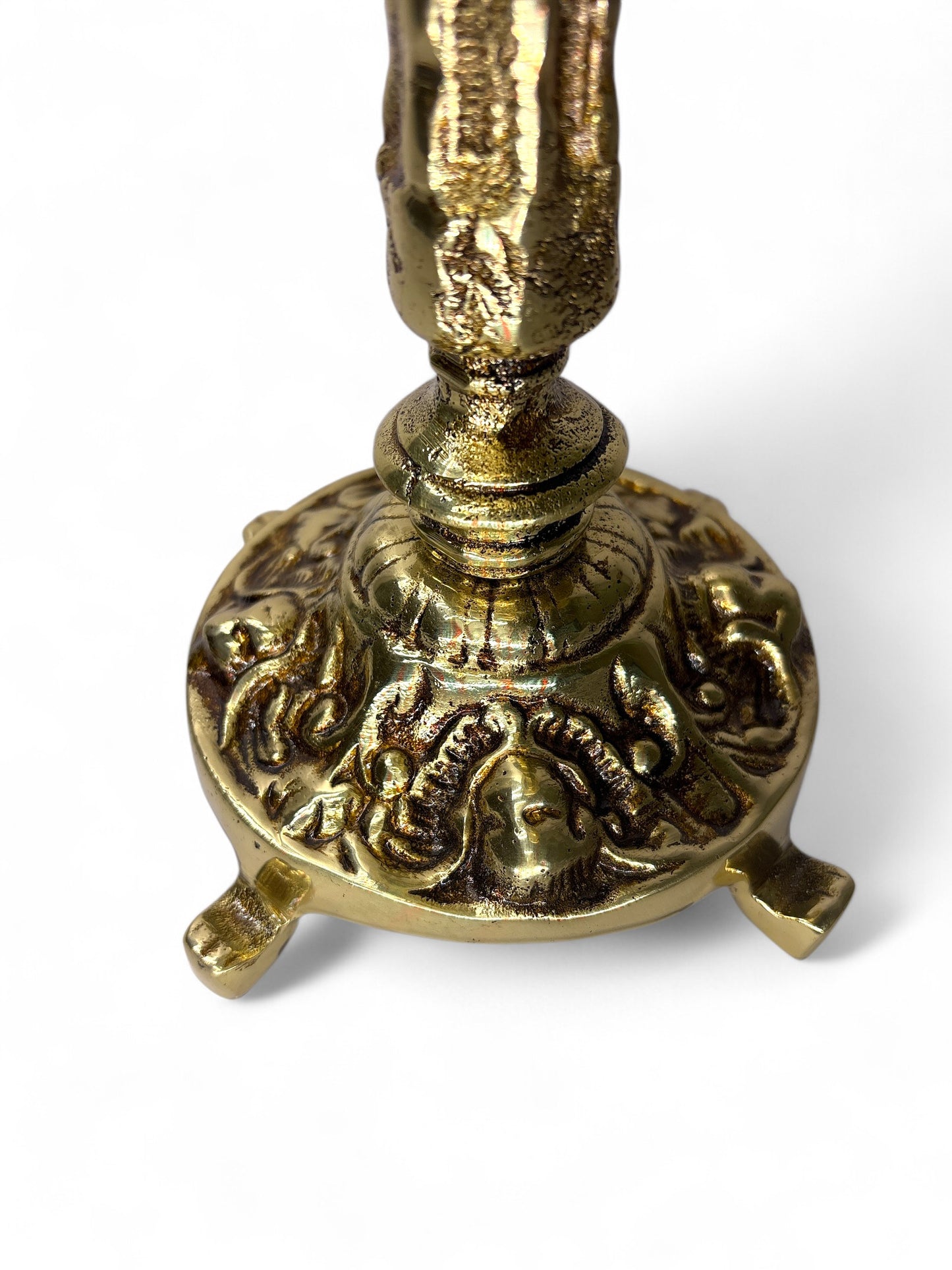 Bronze Candlestick 8.7 Inch for 3 Inch Candles