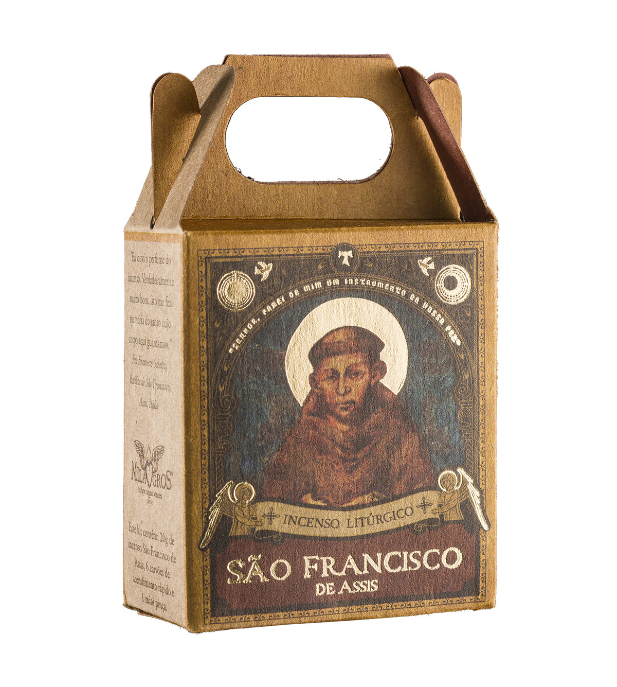Saint Francis of Assisi Mini Kit — kit box, three-quarter front view