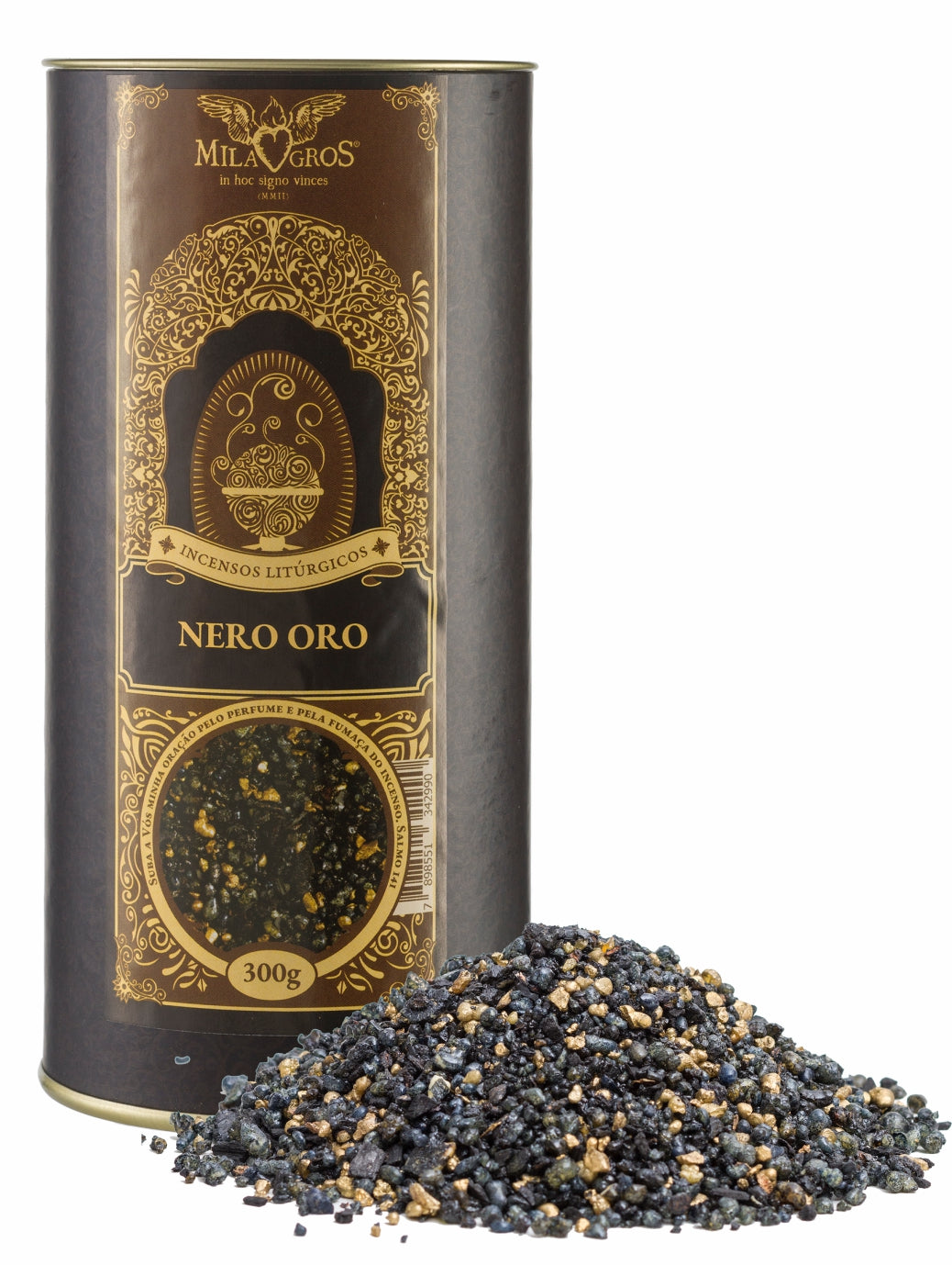 Milagros Nero Oro Resin Incense - 0.3-17.6oz