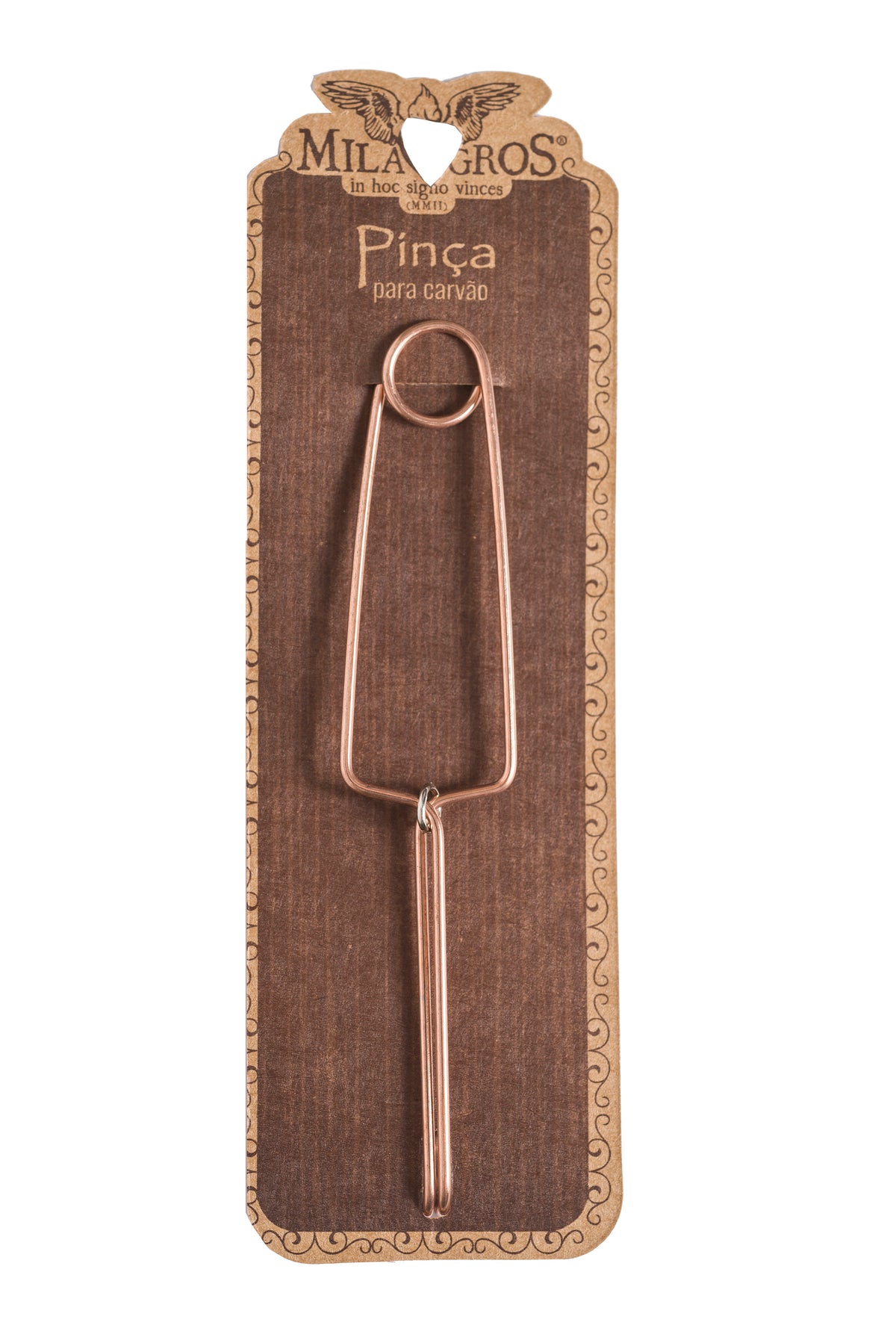 Charcoal Tongs — 4.7 in, Stainless Steel, for all size charcoal discs