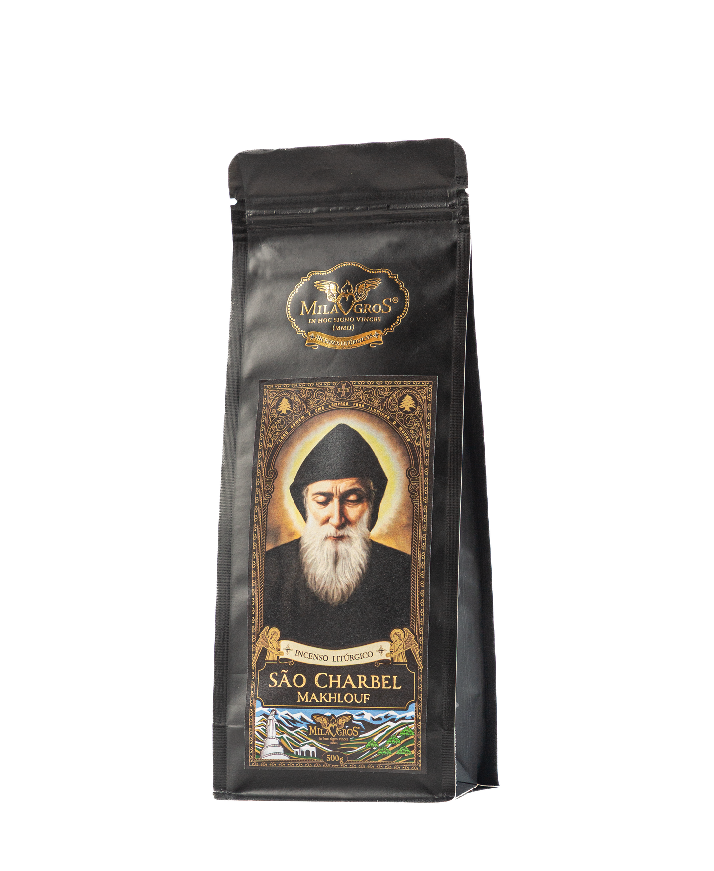 Milagros Saint Charbel Makhlouf Resin Incense - 0.3-17.6oz