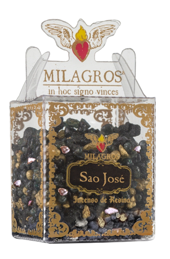 Saint Joseph (São José) — 0.7 oz (20 g) acetate flask of natural resin incense