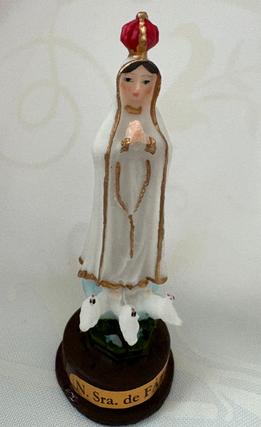 Our Lady of Fatima 2.8 Inch Resin Statue