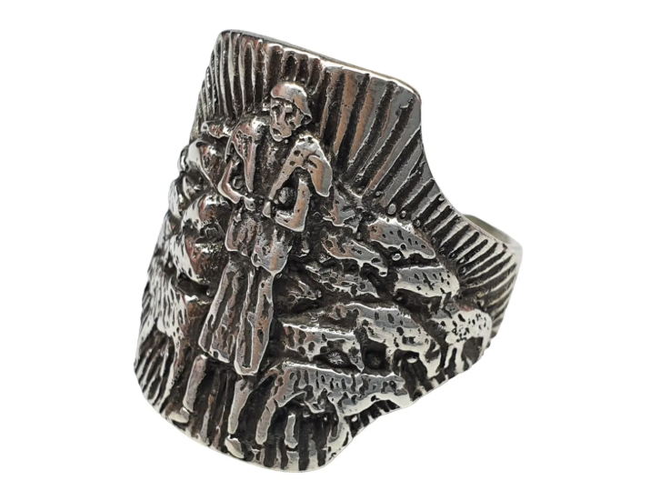 Good Shepherd Episcopal Ring in Sterling Silver 925