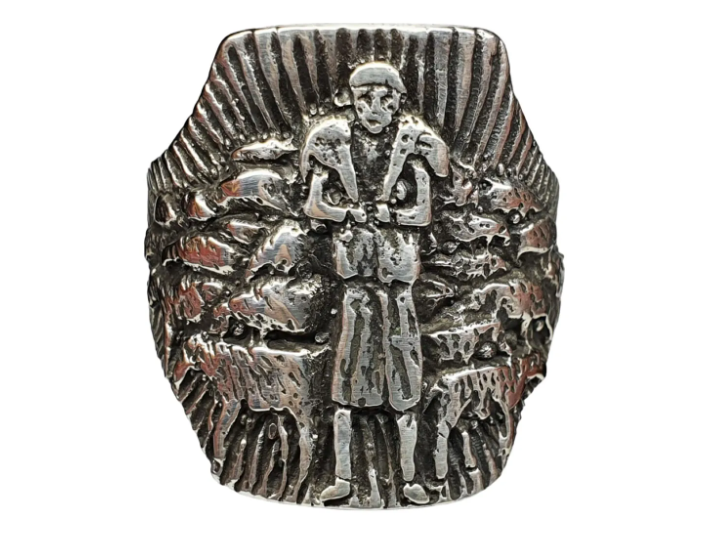 Good Shepherd Episcopal Ring in Sterling Silver 925