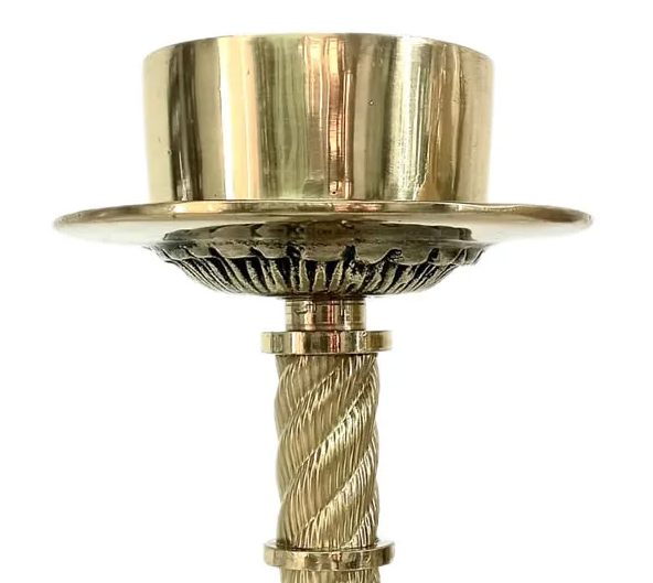 Bronze Candlestick 9.1 Inch for 3 Inch Candles