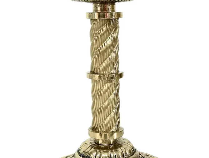 Bronze Candlestick 9.1 Inch for 3 Inch Candles