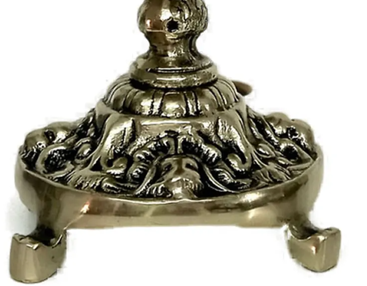 Bronze 7-Day Candlestick 6.3 Inch for 3 Inch Candles