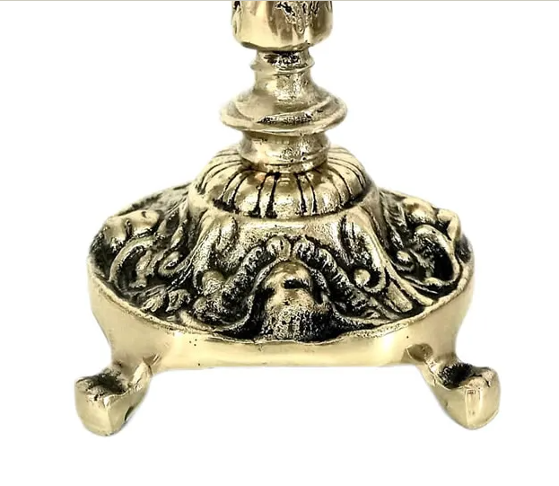 Bronze Candlestick 8.7 Inch for 3 Inch Candles
