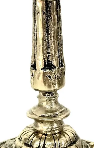 Bronze Candlestick 8.7 Inch for 3 Inch Candles