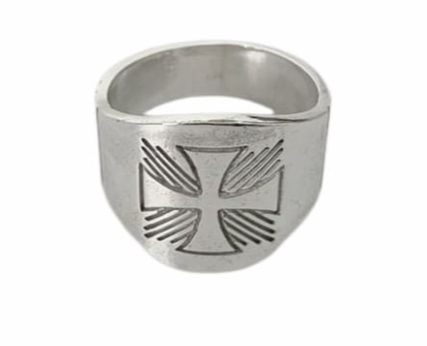Sterling Silver Episcopal Ring 925