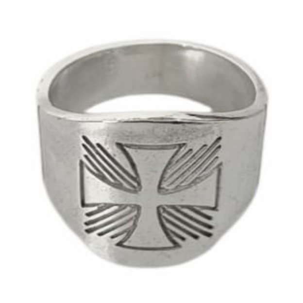 Sterling Silver Episcopal Ring 925