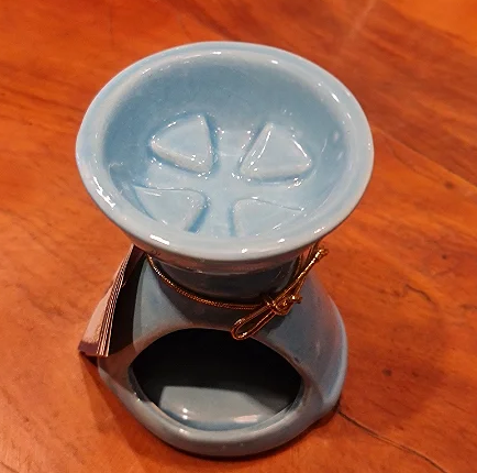 Our Lady of Fatima Ceramic Resin Incense Burner — 4 in