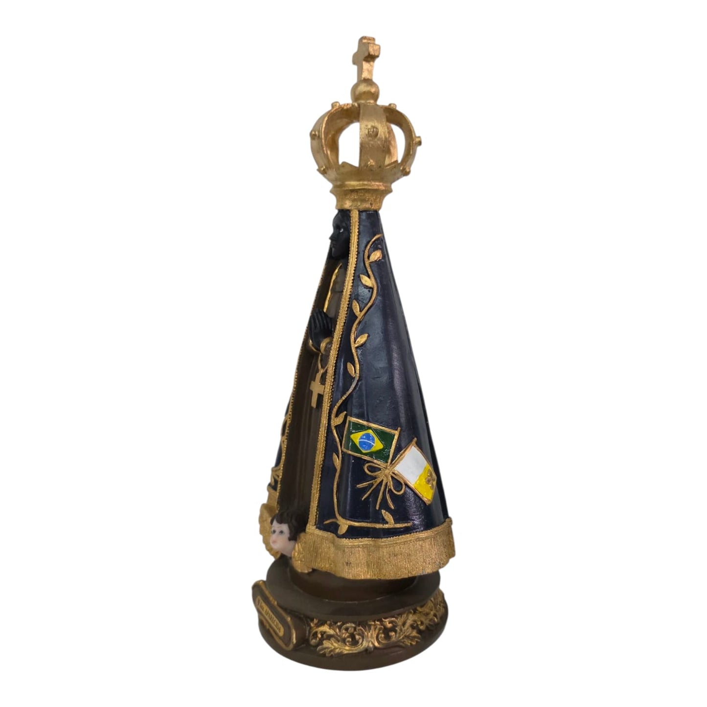 Our Lady of Aparecida Resin Statue – 8.7 Inch