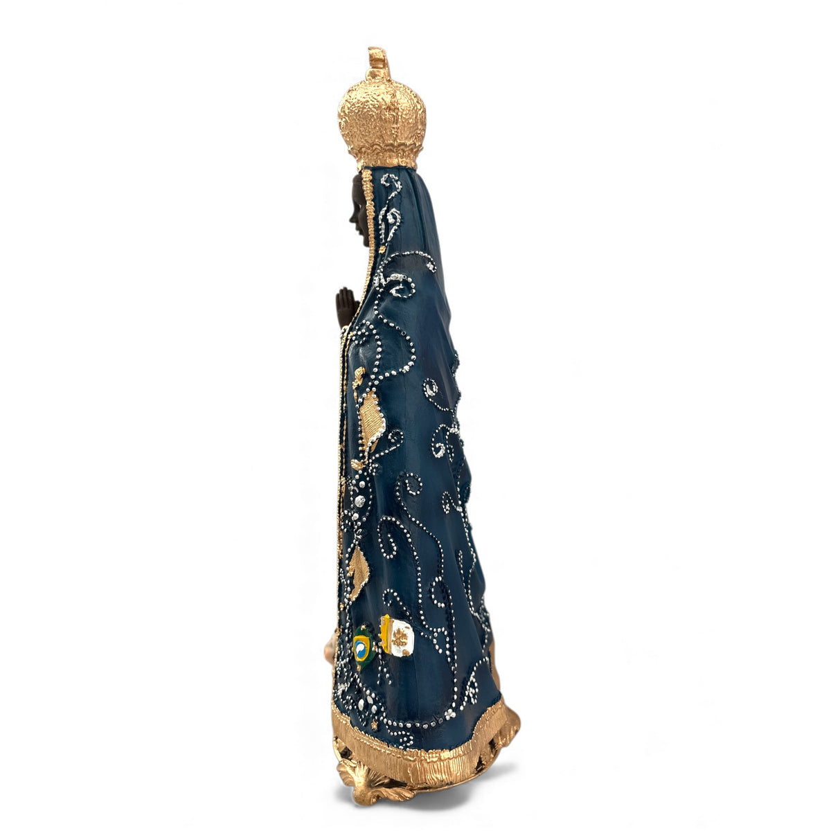 Our Lady of Aparecida Resin Statue – 13.5 Inch – Hand-Painted