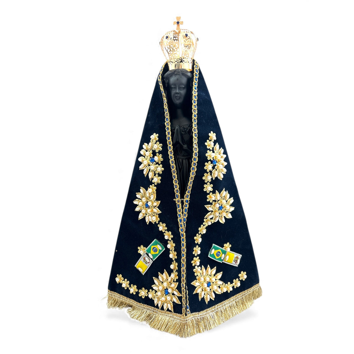 Facsimile of the Original Our Lady of Aparecida Statue - 7.9, 9.8, 13.8 Inch