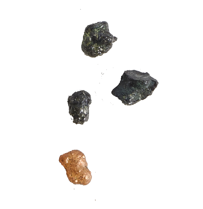 Loose resin grains of Milagros Saint Benedict incense — storax-forward liturgical blend.