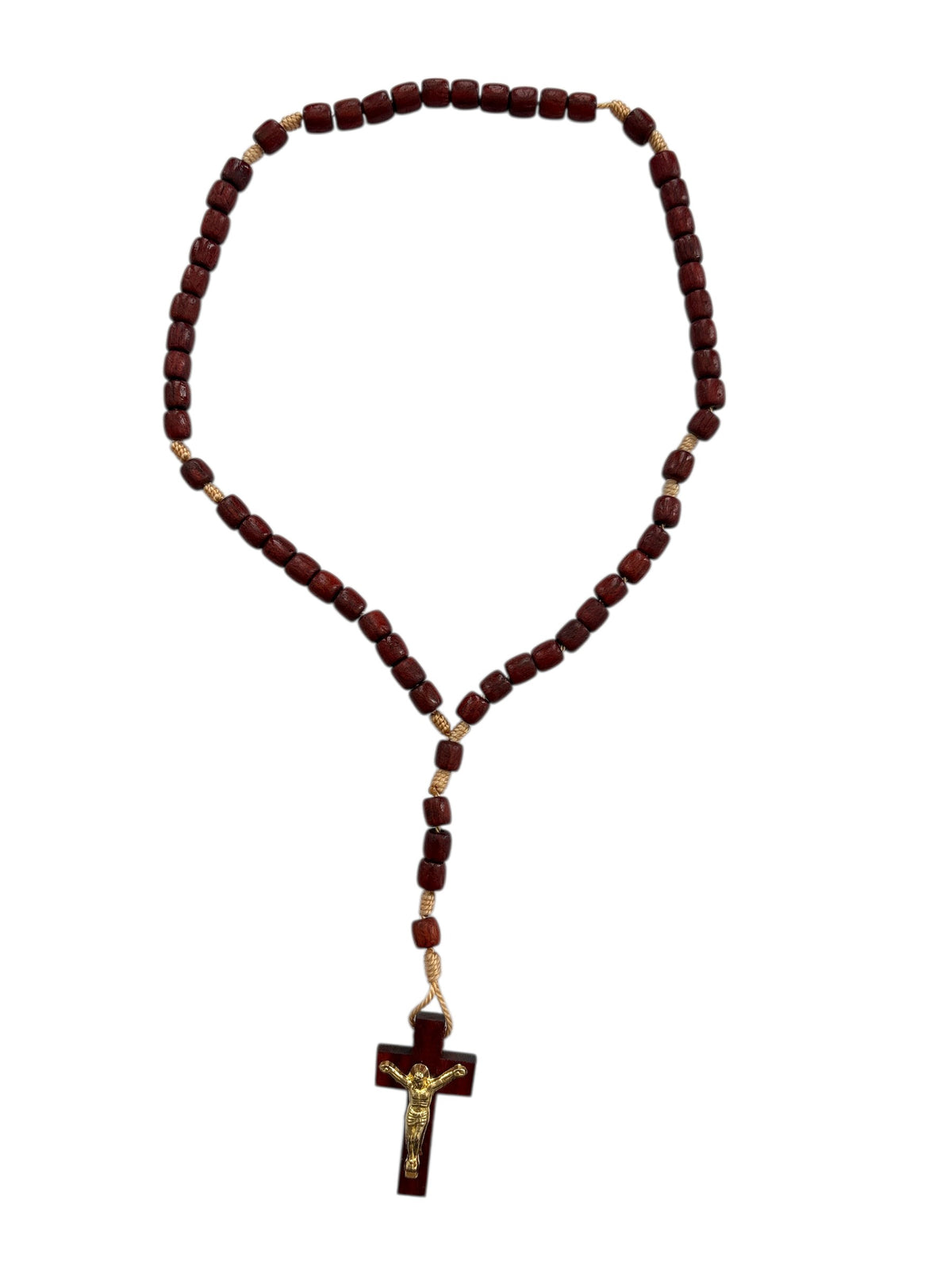 Handmade Wood Rosary