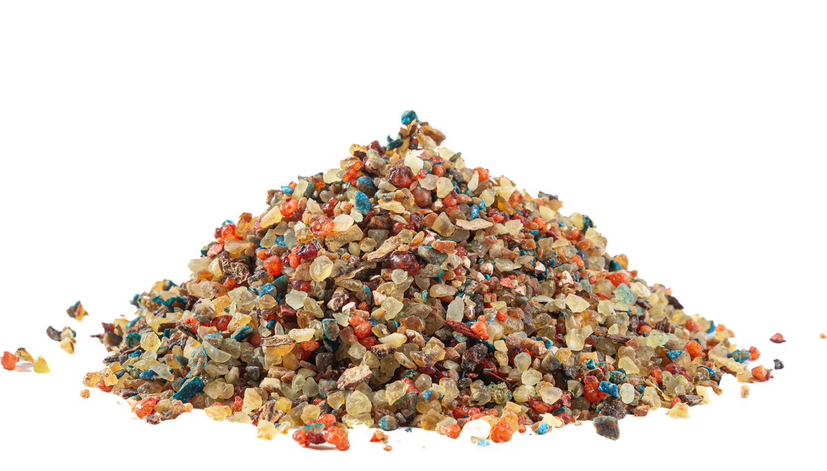 Saint Carlo Acutis — resin grains of the citrus, lavender, nard blend