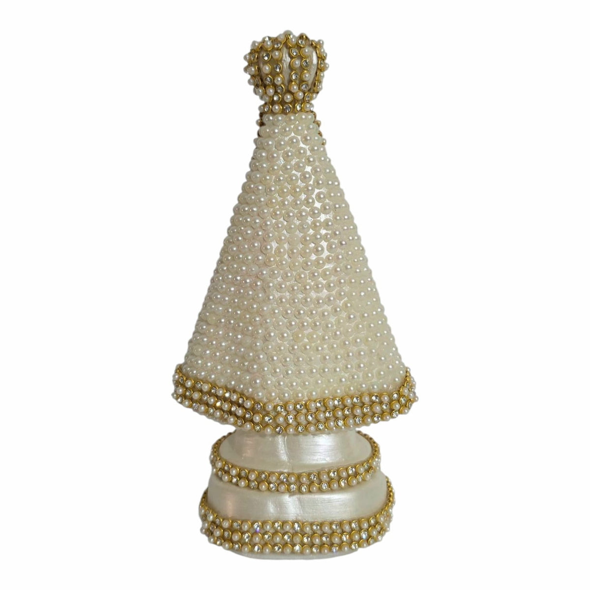 Pearl Our Lady of Aparecida Resin Statue – 6.3 Inch