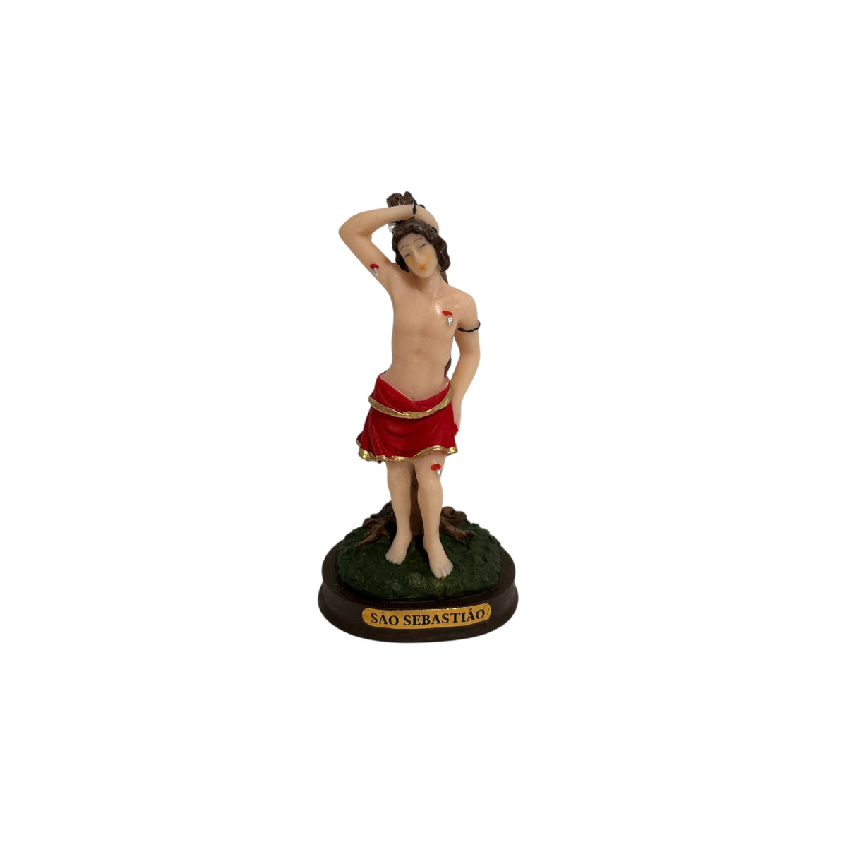 Saint Sebastian Statue 4.2 Inch Resin Figurine