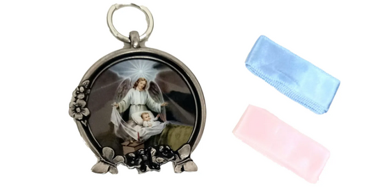 Nickel-Plated Crib Medallion 2.8 Inch