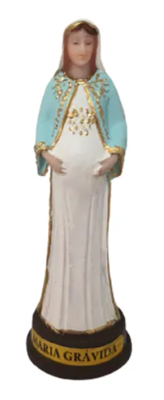 Our Lady Pregnant 3.7 Inch Statue