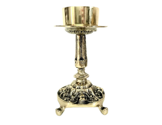Bronze Candlestick 8.7 Inch for 3 Inch Candles