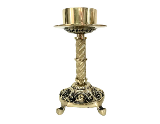 Bronze Candlestick 9.1 Inch for 3 Inch Candles