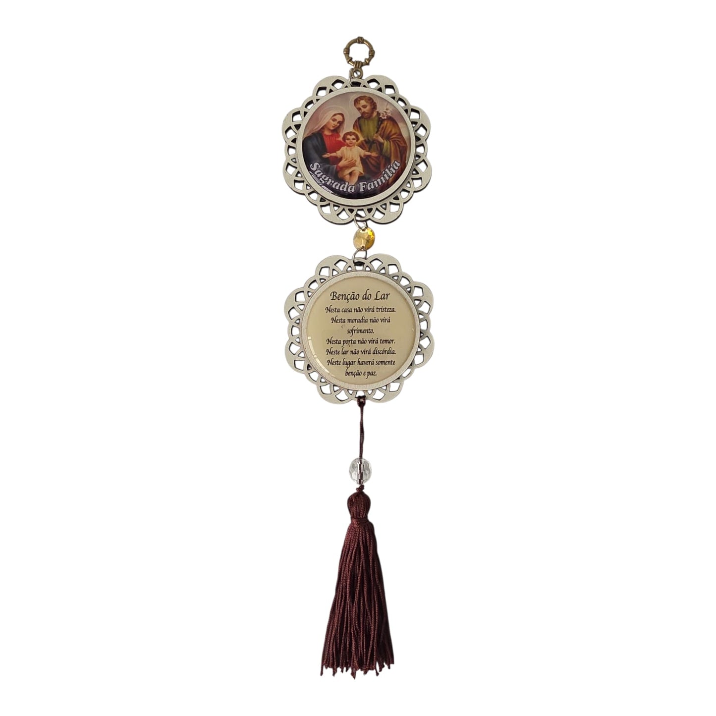 Duo Door Mandala Ornament - Religious MDF Hanging Decor