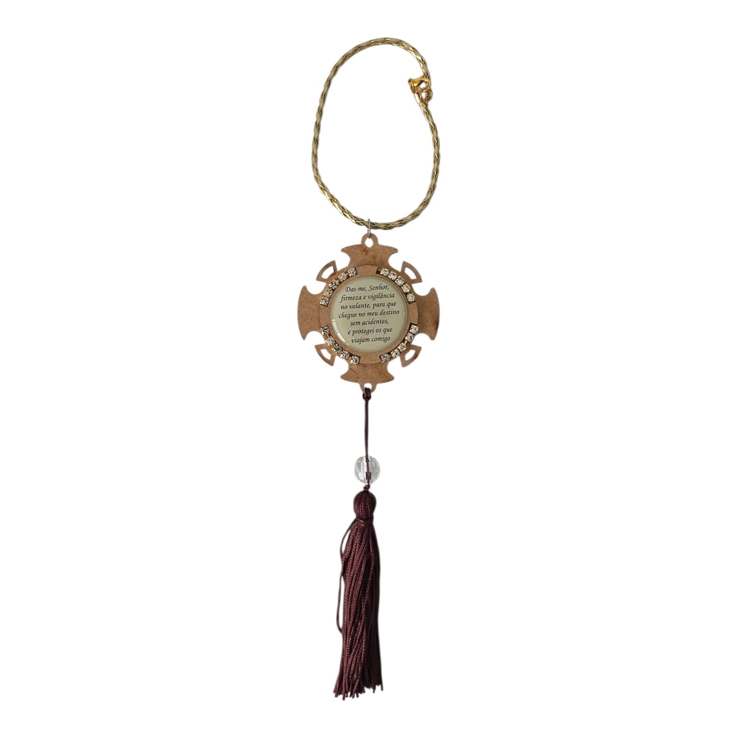 Car Ornament Holy Mandala Pendant - Religious MDF Design
